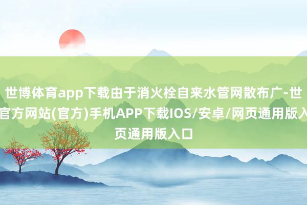 世博体育app下载由于消火栓自来水管网散布广-世博官方网站(官方)手机APP下载IOS/安卓/网页通用版入口