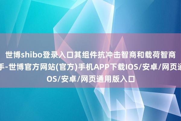 世博shibo登录入口其组件抗冲击智商和载荷智商均得以援手-世博官方网站(官方)手机APP下载IOS/安卓/网页通用版入口