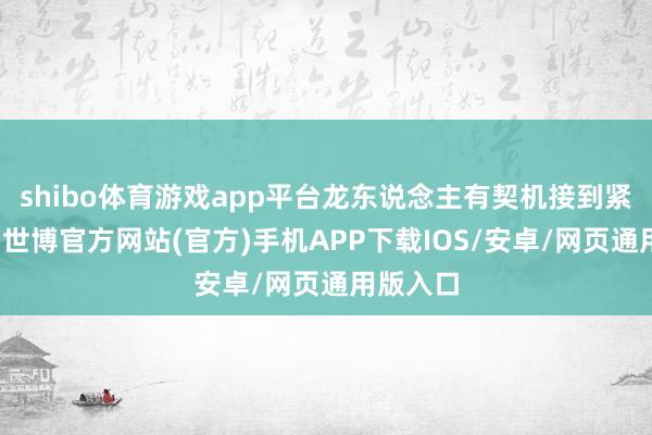 shibo体育游戏app平台龙东说念主有契机接到紧要神色-世博官方网站(官方)手机APP下载IOS/安卓/网页通用版入口