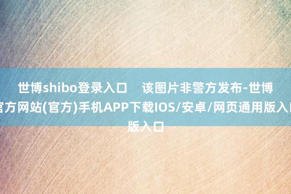 世博shibo登录入口    该图片非警方发布-世博官方网站(官方)手机APP下载IOS/安卓/网页通用版入口